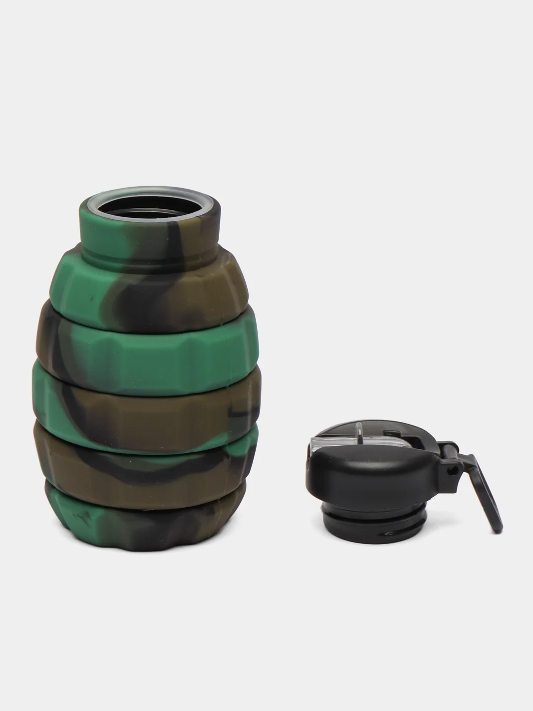 РУССО ТУРИСТО Бутылка туристическая, складная, 7,5х21/13см, 500мл, силикон