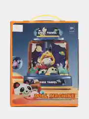 Синий игровой автомат с игрушками хватайка