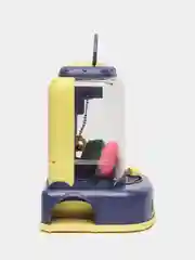 Синий игровой автомат с игрушками хватайка