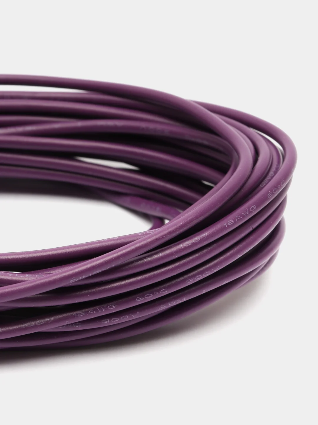 Фиолетовый провод UL1007 НПнг(C)-HF 18AWG (0.75мм, медь) отрезок 5 метров