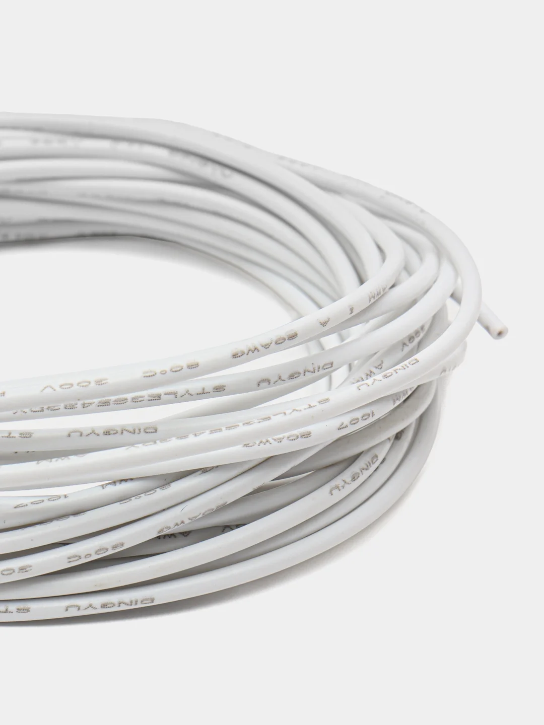Белый разные цвета Провод монтажный UL1007 НПнг(C)-HF 20AWG 0.5 мм2 медь отрезок 5 метров