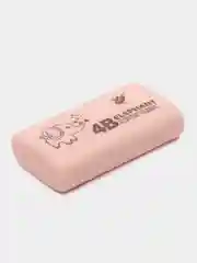Прозрачный ластик, стёрка, прямоугольный, натуральный каучук, 40*23*9 мм
