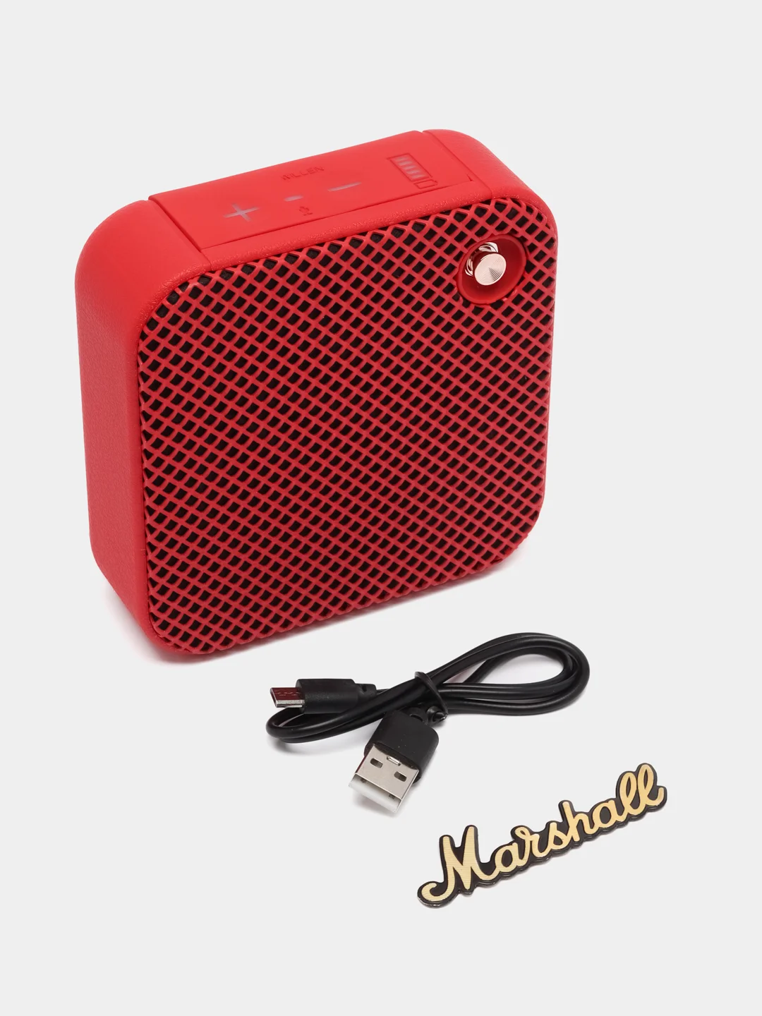 Красный колонка Bluetooth