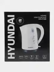 Белый чайник электрический Hyundai HYK-G6405, 1.7л / HYK-P1409 1.7л