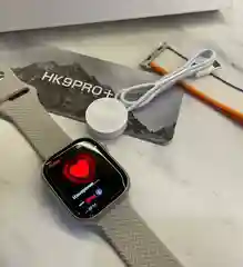 Серый смарт-часы HK 9 Pro Plus, премиум серия, Amoled экран