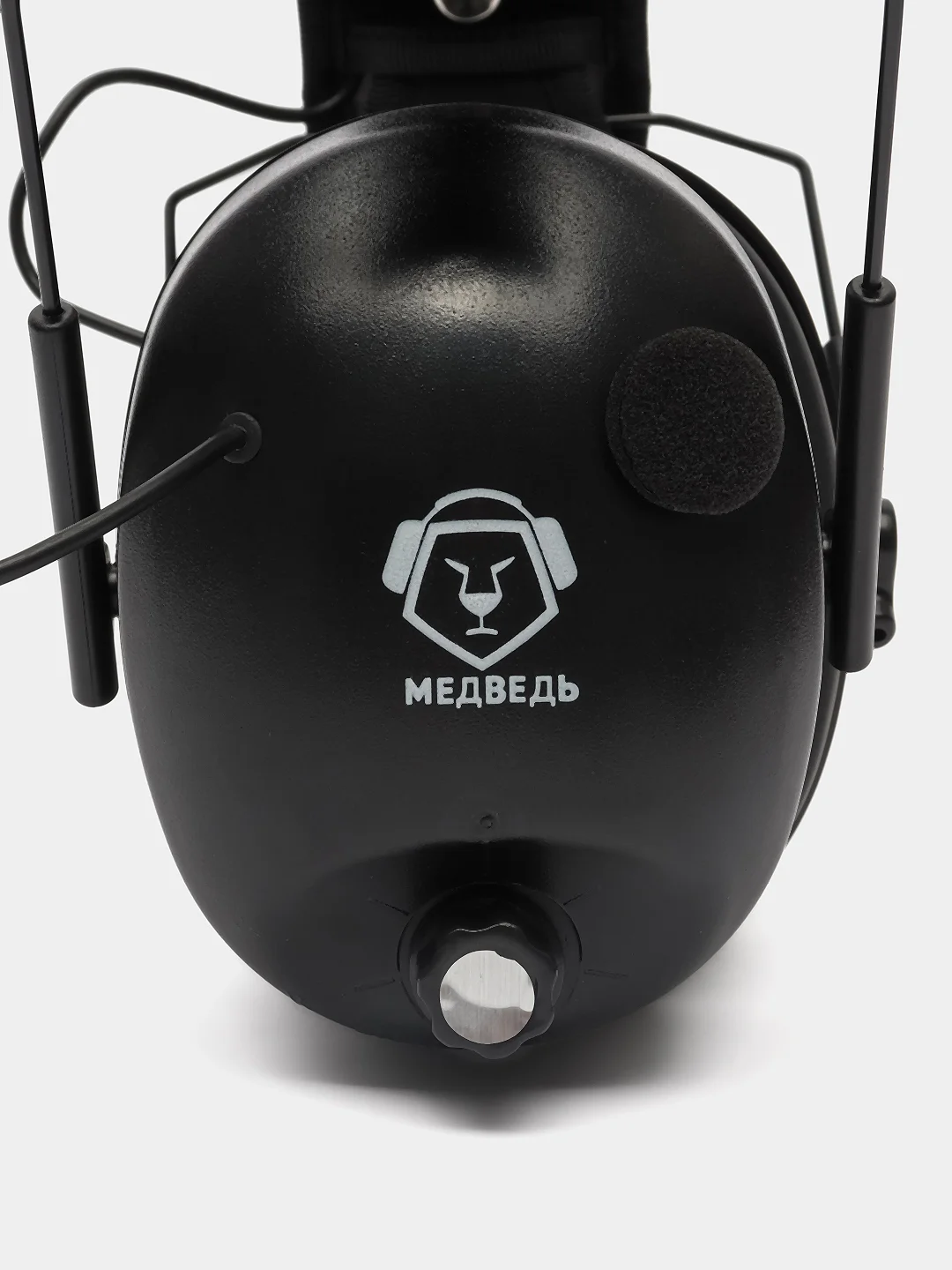 Активные электронные наушники для стрельбы Veber Медведь Black