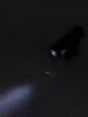 Черный фара велосипедная белая 3 режима, 1LED, 3xААА, 9х3х2,5 см