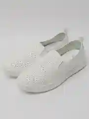 Прозрачный слипоны женские из экокожи, легкие летние кроссовки с перфорацией и ортопедической стелькой