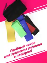 Разноцветный эластичные фитнес-резинки Shark Fit, набор спортивных эспандеров, 5 штук