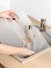 Прозрачный коврик для холодильника Birdhouse, в рулоне 150х50