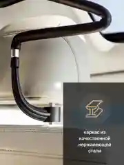 Черный вешалка автомобильная на подголовник Flex Drive, вешалка в автомобиль для одежды