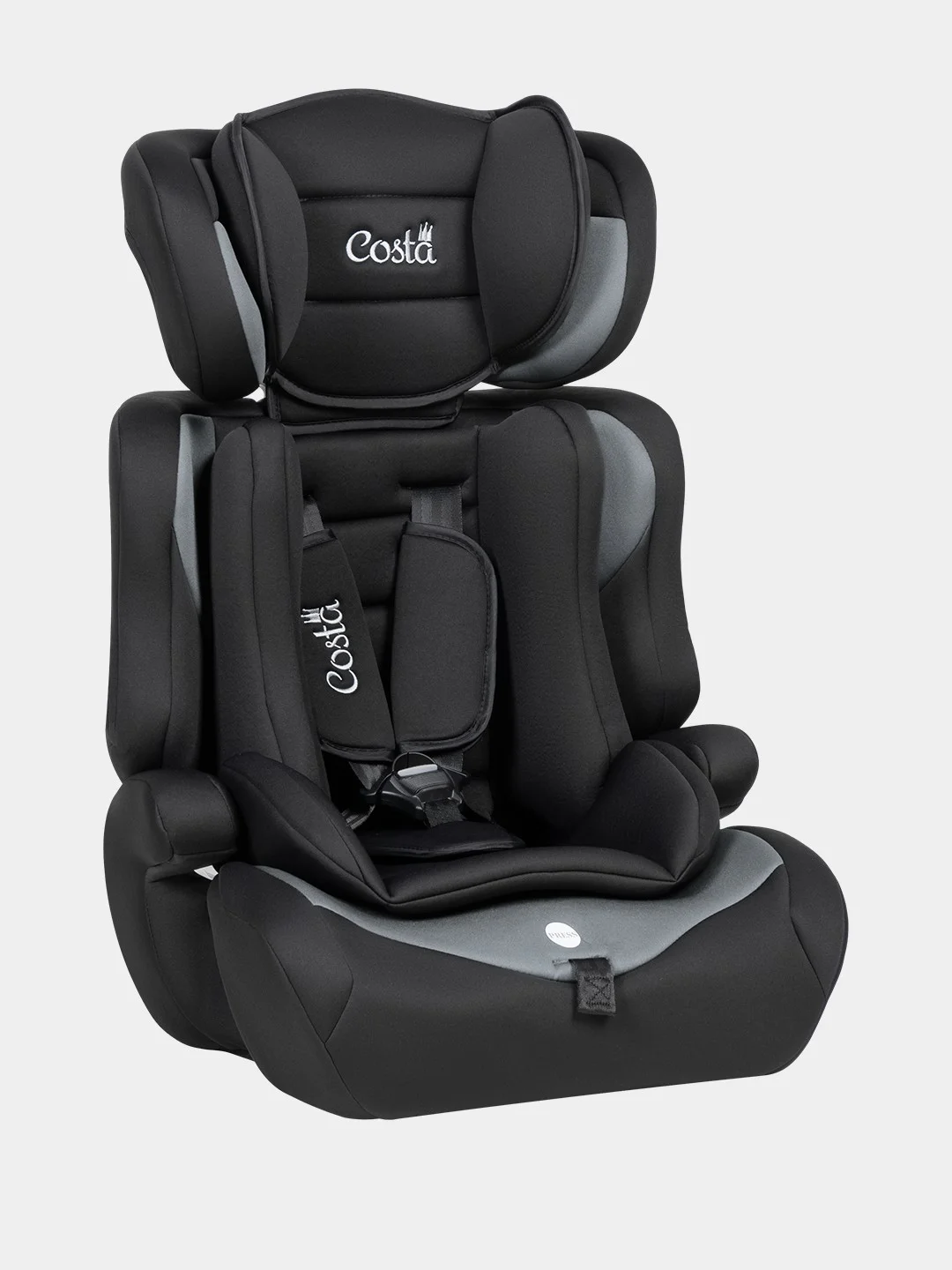 Серый автокресло детское трансформируется в бустер Costa HC-01, от 1 до 12 лет, 9-36 кг