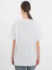 Белый футболка женская OVERSIZE