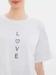 Белый футболка женская OVERSIZE