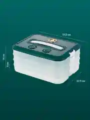 Прозрачный контейнер для заморозки пельменей Shiny Kitchen, емкость для заморозки продуктов