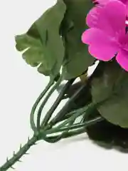 Алый искусственные цветы, фиалки, пластиковый букет, композиция 20 см