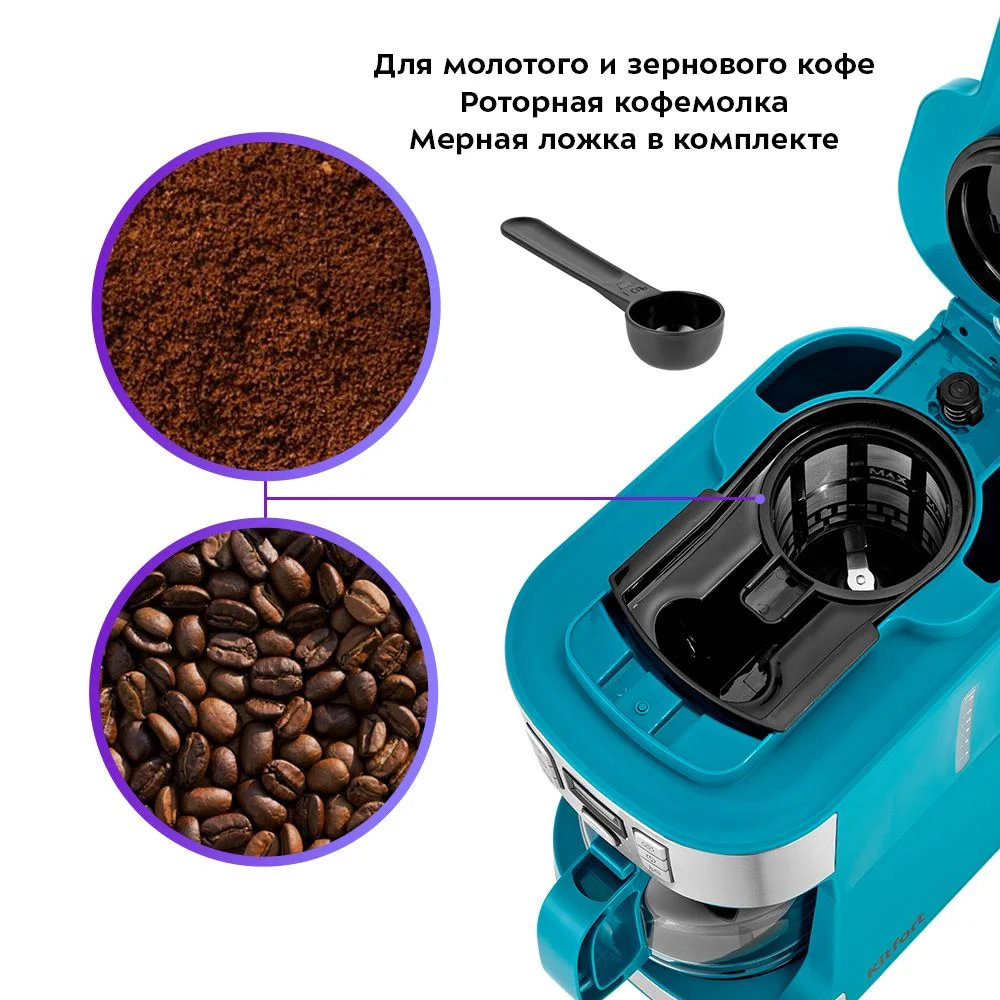 Кофемашина Kitfort КТ-7237