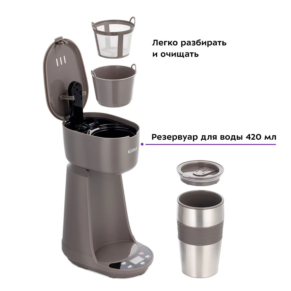 Кофеварка Kitfort КТ-7304
