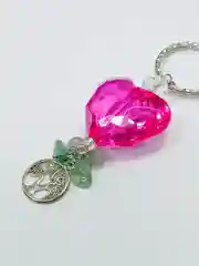 Фуксия брелок для ключей, брелок-подвеска, с натуральным камнем