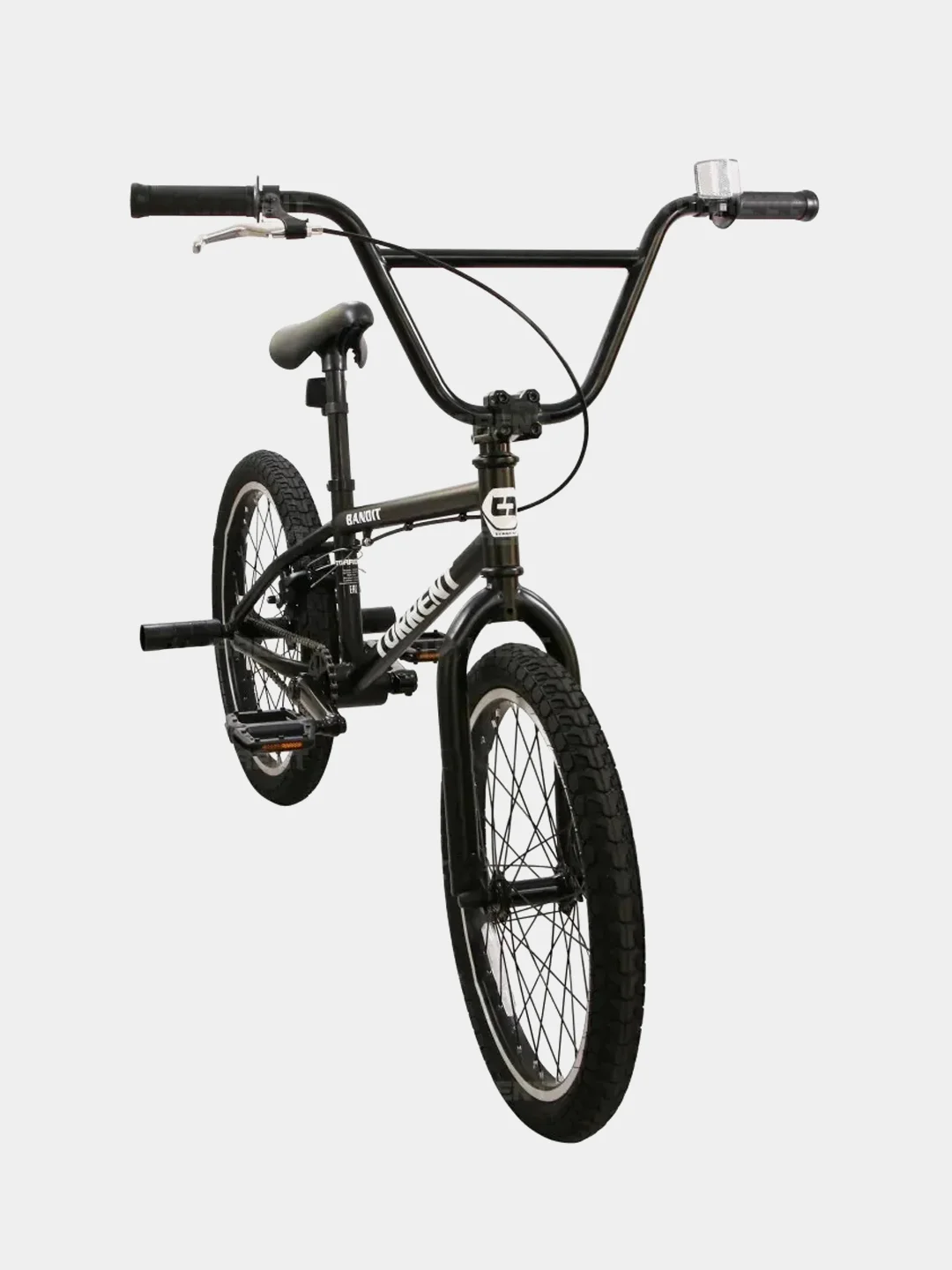Велосипед TORRENT Bandit матовый черный, рама сталь 10, подростковый, BMX, колеса 20 д