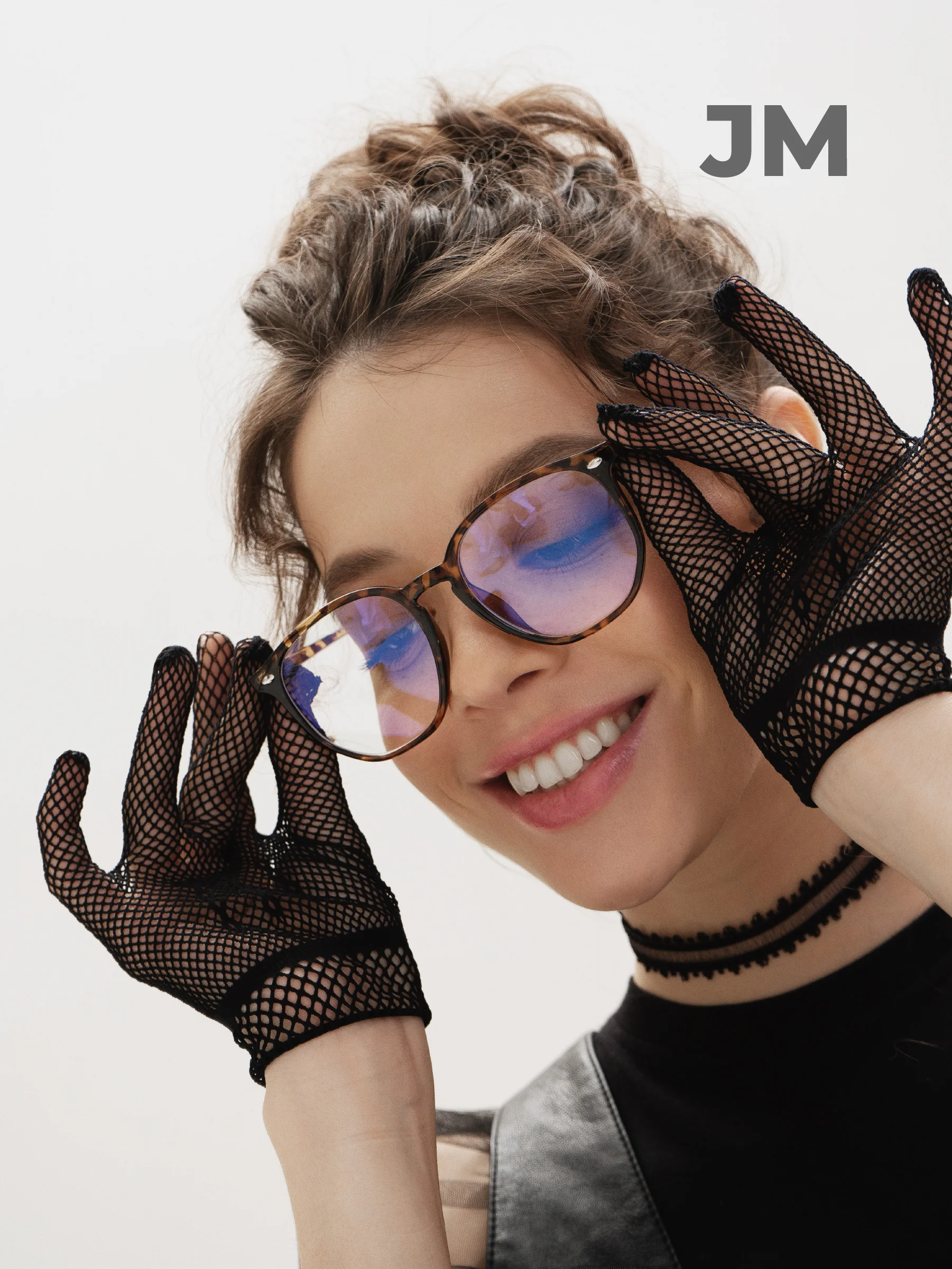 Коричневый очки для компьютера защитные с прозрачными линзами JewelryMeverly, имиджевые очки