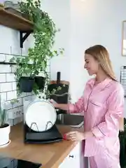 Черный kroffos Stream Сушилка для посуды настольная для кухни