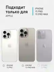 Стекло на камеру (1-2 шт) для телефона Apple iPhone 15 Pro, 15 Pro Max защитное ROSCO