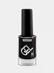Лак для ногтей LUXVISAGE Gel finish, тон 10 черный, 9 г