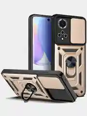 Золотой чехол противоударный armors для Honor 50 и Nova 9 / Хонор 50 и Нова 9 с защитой камеры