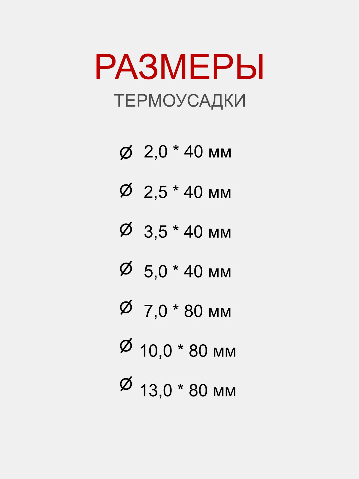 Термоусадочные трубки 127 шт разного диаметра, набор  (термоусадка, термоусадочная трубка)