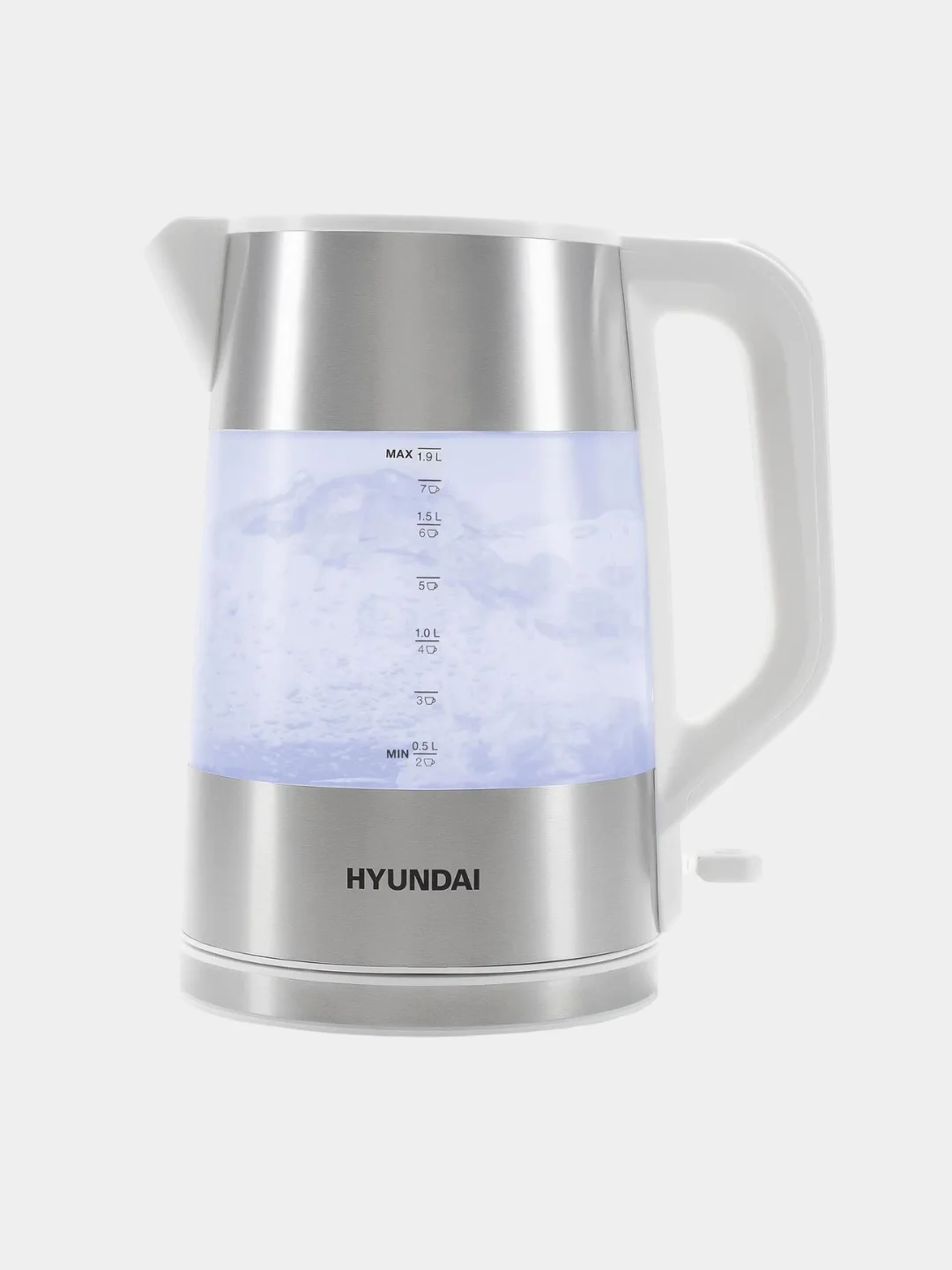 Серый чайник электрический Hyundai HYK-S2402 1,7л / HYK-P4025 1,9л / HYK-G4034 1,8л