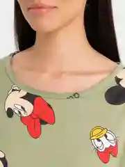 Мятный туника домашняя женская, платье