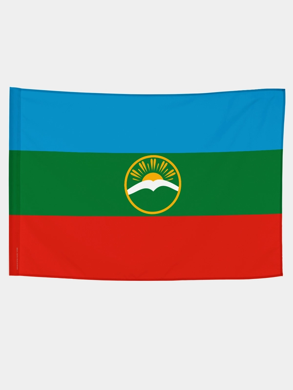 Флаг Карачаево-Черкесской Республики 135х90см