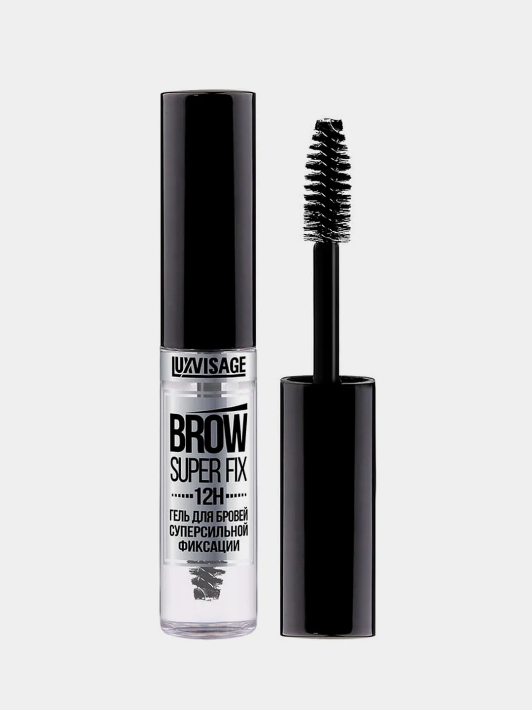 Гель для бровей LUXVISAGE BROW SUPER FIX 12H, суперсильной фиксации, Бесцветный, 6 г