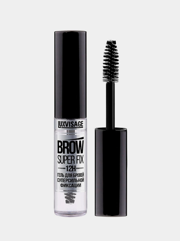 Гель для бровей LUXVISAGE BROW SUPER FIX 12H, суперсильной фиксации, Бесцветный, 6 г