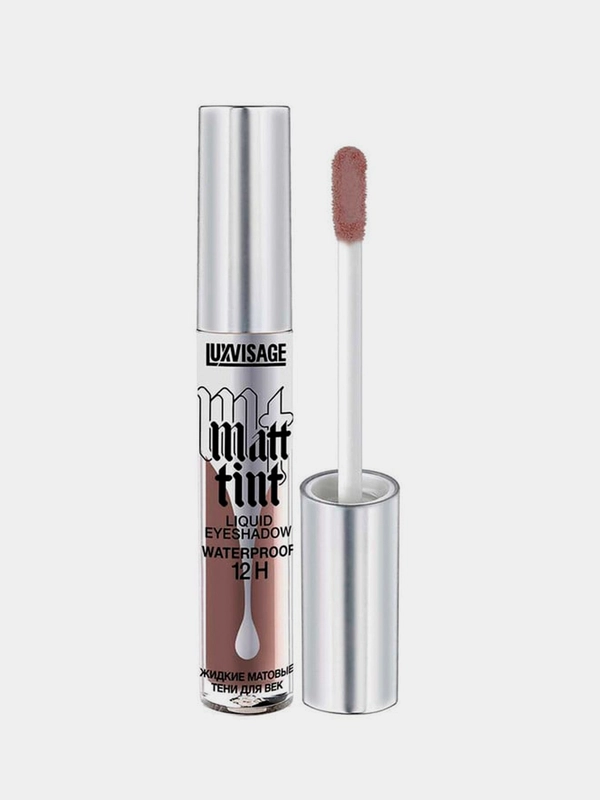 Жидкие матовые тени LUXVISAGE Matt tint waterproof 12H, тон 110 Dark Chocolate, 3 мл