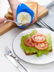 Синий форма для варки яиц пашот Shiny Kitchen, пашотница, силиконовая
