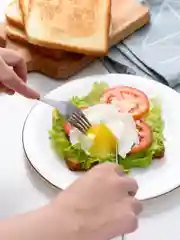Синий форма для варки яиц пашот Shiny Kitchen, пашотница, силиконовая