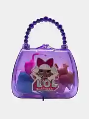 Пурпурный лол Сюрприз Сумочка с Куколкой и аксессуарами LOL Surprise