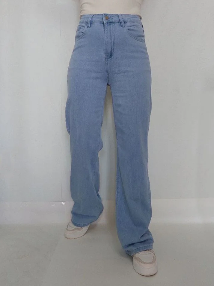 Ледяной женские джинсы широкие wide leg трубы палаццо