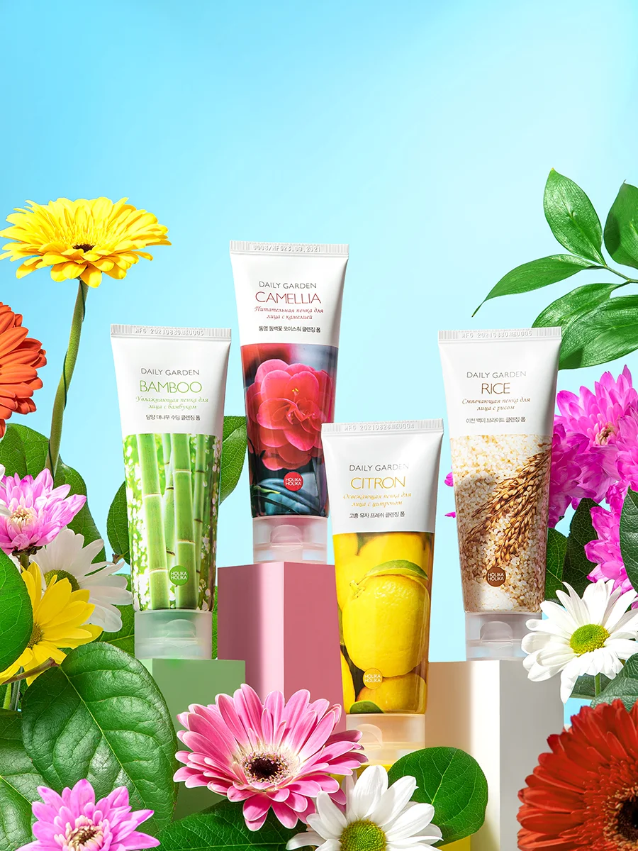 Очищающая пенка для лица с цитроном Holika Holika Daily Garden Citron, 120 мл