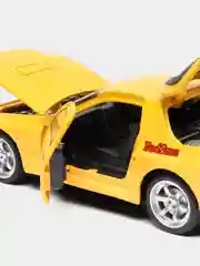 Желтый металлическая масштабная модель Мазда Mazda RX 7  1:32