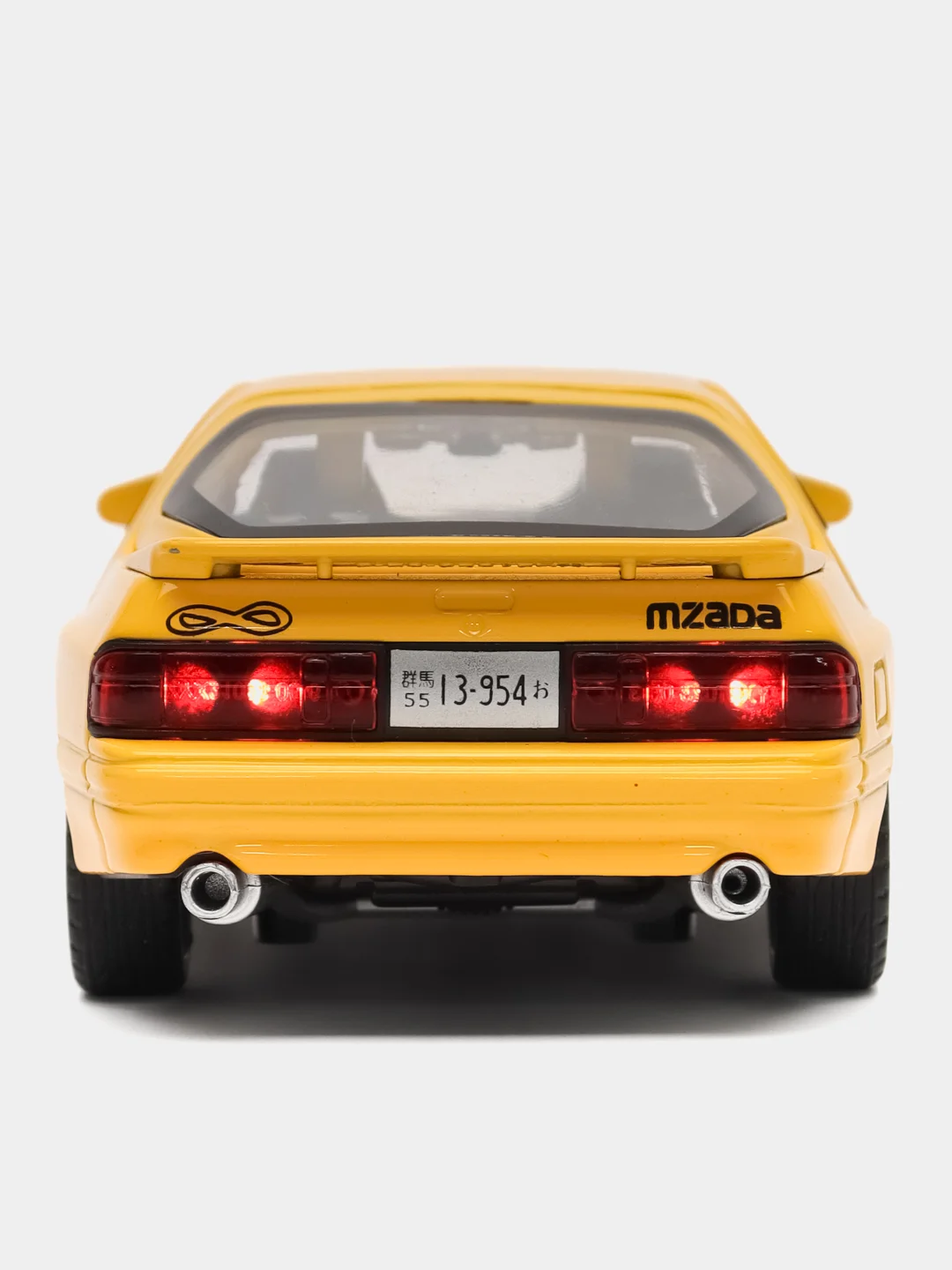 Желтый металлическая масштабная модель Мазда Mazda RX 7  1:32
