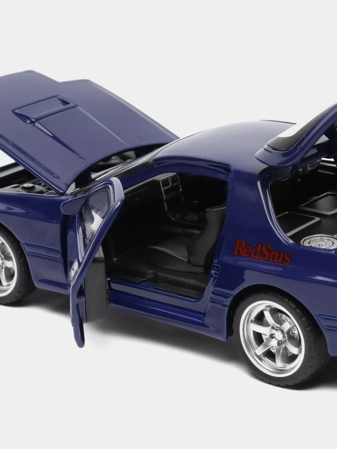 Синий металлическая масштабная модель Мазда Mazda RX 7  1:32