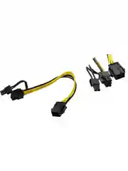 Кабель-переходник питания для видеокарт 6pin female -> 6 / 8pin male, 18 см