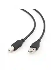 Кабель USB 2.0 A вилка <--> USB B вилка, 5 м. черный