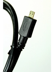 Кабель micro HDMI-HDMI, 1.8m, версия 2.0, 3D, Ethernet, 4K