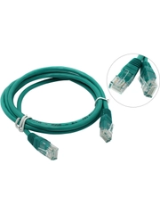 Патчкорд UTP кат.5E RJ-45 вилка <--> RJ-45 вилка, зеленый, 5 м.