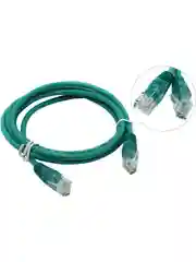 Патчкорд UTP кат.5E RJ-45 вилка <--> RJ-45 вилка, зеленый, 5 м.