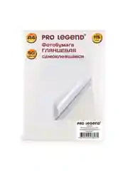 Фотобумага Pro Legend А4 глянцевая самоклеящаяся 115г/м., 50л.